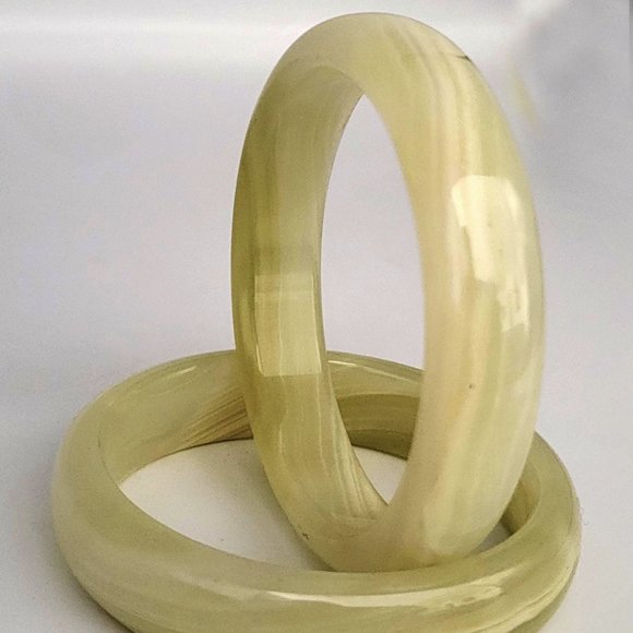 Original Onyx Natural Marble Bracelet/Bangles - Elegant Stone Jewelry for Women - Picture 1 of 7